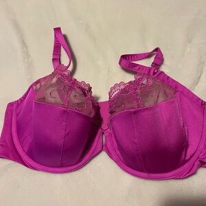 Savage X Fenty Vibrant Pink Lace Bra
